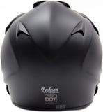 Snocross Helmet Matte Black w/ Matte Black Goggles