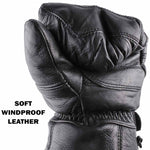 Leather Snowmobile Mittens