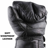 Leather Snowmobile Mittens