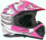 Pink Youth Kids Off Road Helmet