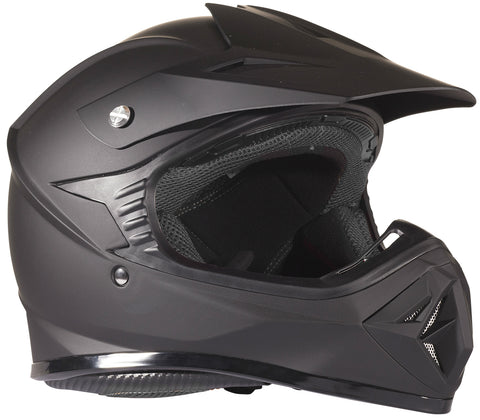 amazon motorcycle helmets for kids Youth Kids Matte Black Motocross ATV Dirtbike Helmet With Orange Goggles – Typhoon Helmets