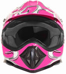 Pink Helmet, Gloves, Goggles And Youth Chest Protector