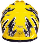 Yellow Youth Kids Off-Road Helmet XL - FACTORY SECOND