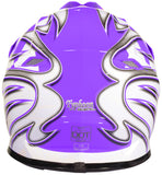 Youth Purple Helmet And Black Goggles