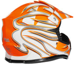 Orange Youth Kids Off-Road Helmet