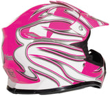 Pink Youth Kids Off-Road Helmet MEDIUM -- FACTORY SECOND