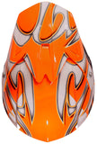 Orange Youth Combo - Orange Helmet Gloves and Goggles