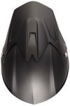 Youth Matte Black Helmet and Orange Goggles