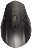 Youth Matte Black Helmet and Orange Goggles