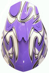Youth Purple Helmet, Gloves, Goggles & Peewee Chest Protector
