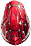 Red Web graphics Helmet, Gloves, Goggles & Youth Chest Protector