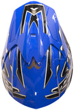 Blue Helmet, Gloves, Goggles & Youth Chest Protector