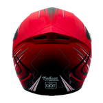 Adult Full Face Matte Red Helmet