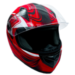 Adult Full Face Matte Red Helmet