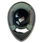 Youth Full Face Matte Green Motorcycle Helmet