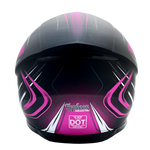 Adult Matte Pink Full Face Helmet w/ Retractable Sun Visor