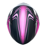 Adult Full Face Motorcycle Helmet w/Drop Down Sun Shield (Matte Pink, X Small) Size 21 - 21 1/2"