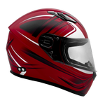 Matte Red Adult Full Face Helmet 3x 4x