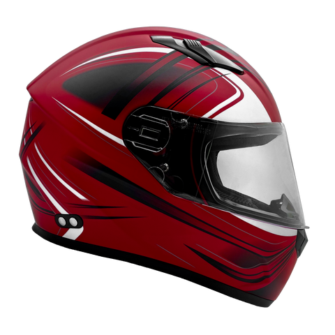 Red snowmobile helmets discount