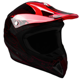 Red Black Adult Off Road Replacement Visor