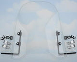 Scooter/Moped 18" Windshield 3.8mm Handle Bar Clamp Mounting Kit