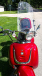 Scooter/Moped 18" Windshield 3.8mm Handle Bar Clamp Mounting Kit