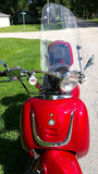 Scooter/Moped 18" Windshield 3.8mm Handle Bar Clamp Mounting Kit