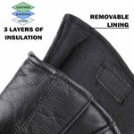 Leather Snowmobile Mittens