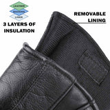 Leather Snowmobile Mittens