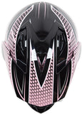 Dual Sport Pink Snowmobile Helmet With Double Pane Shield XXL