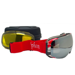 Red Black Zombie Magnetic Ski/Snowboard Goggles - Mirror