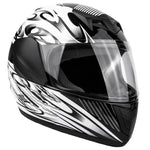 Black Youth Full Face Motorcycle Helmet Small- FACTORY SECOND