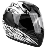 Black Youth Full Face Motorcycle Helmet Small- FACTORY SECOND