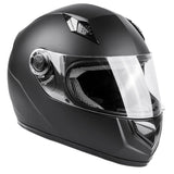 Adult Full Face Matte Black Helmet