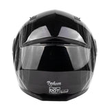 Black/White Adult Modular Flip up Snowmobile Helmet with dual lens anti fog shield and drop down sun-glass