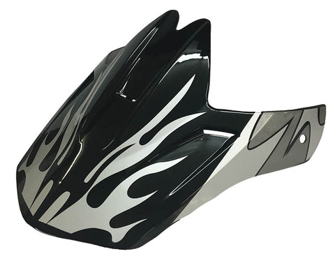 Silver Flame Youth Off Road Replacement Visor
