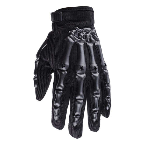 Black Youth Motocross Gloves