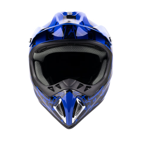 candy plasma blue motorcycle helmet Metallic SNELL2020 Approved Available in blue metal flake Indie metalflake 3/4 Helmet blue