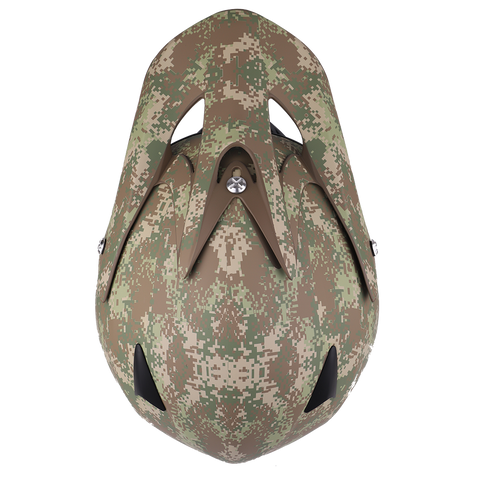 Matte Green Motocross Helmet Combo With Gloves & Goggles | DOT Certified For ATV/Dirt Bike