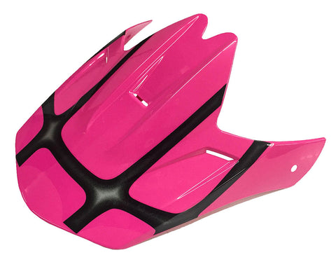 Pink Web Graphic Youth Off Road Replacement Visor