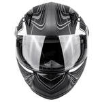 Adult Full Face Matte Gray Helmet XS