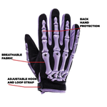 Purple Youth Motocross Gloves