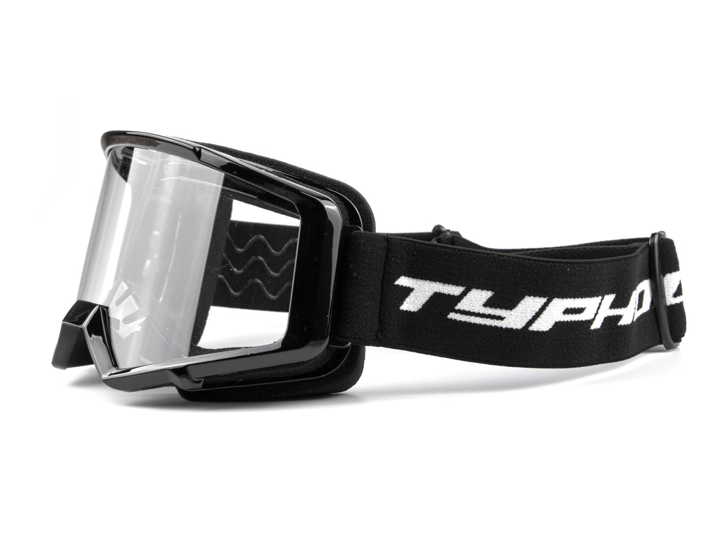 motocross goggles black Black Motocross ATV Off Road Goggles from Typhoon Helmets