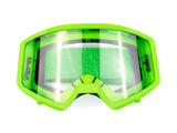 Green Motocross Goggles