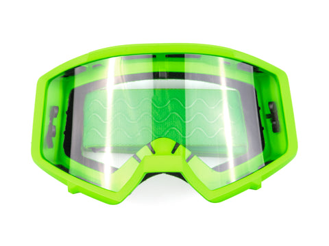 bike riding goggles Green Motocross ATV Off Road Goggles from Typhoon Helmets