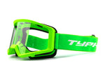 Green Helmet, Gloves, Goggles and Adult Chest Protector