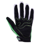 Green Helmet, Gloves, Goggles and Adult Chest Protector
