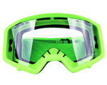 Green Helmet, Gloves, Goggles & Pee-Wee Chest Protector