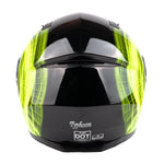 HI-VIZ Dual Visor Modular Flip up Adult Snowmobile Helmet - TH158