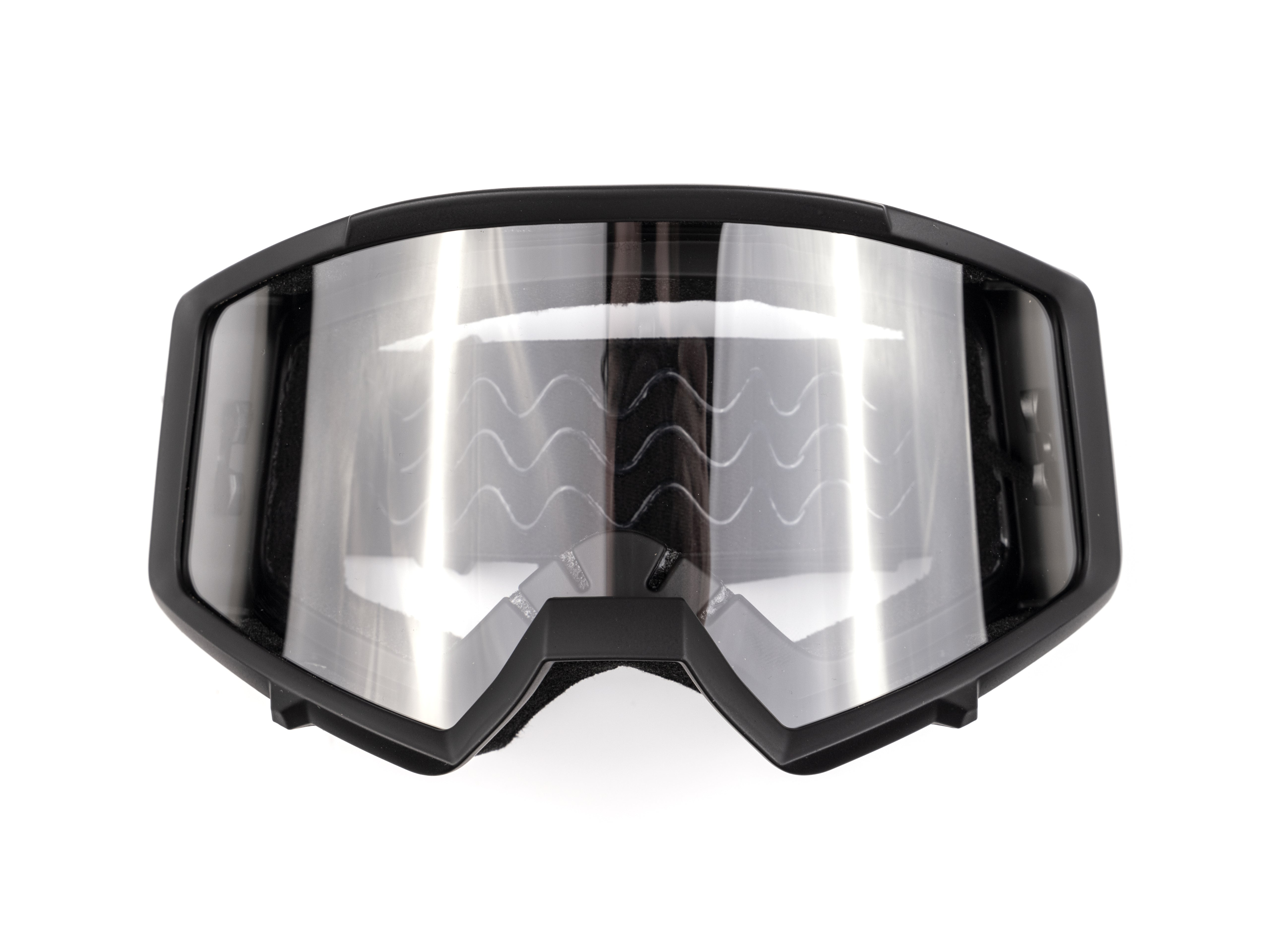 Youth Set Motocross Black Gloves and Goggles